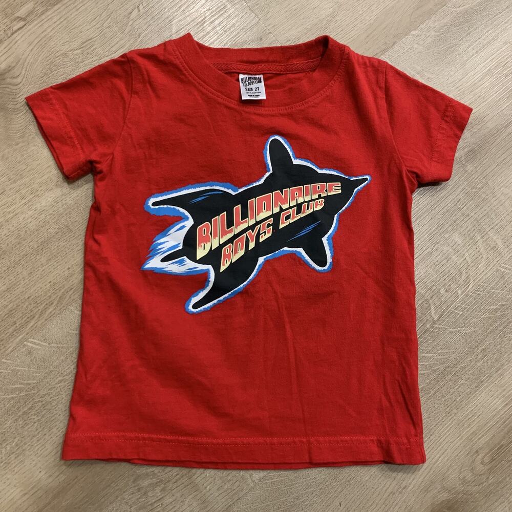 Billionaire Boys Club Rocket Manga S/S Tee T-Shirt Kids Boys 2T 2 Toddler Red
